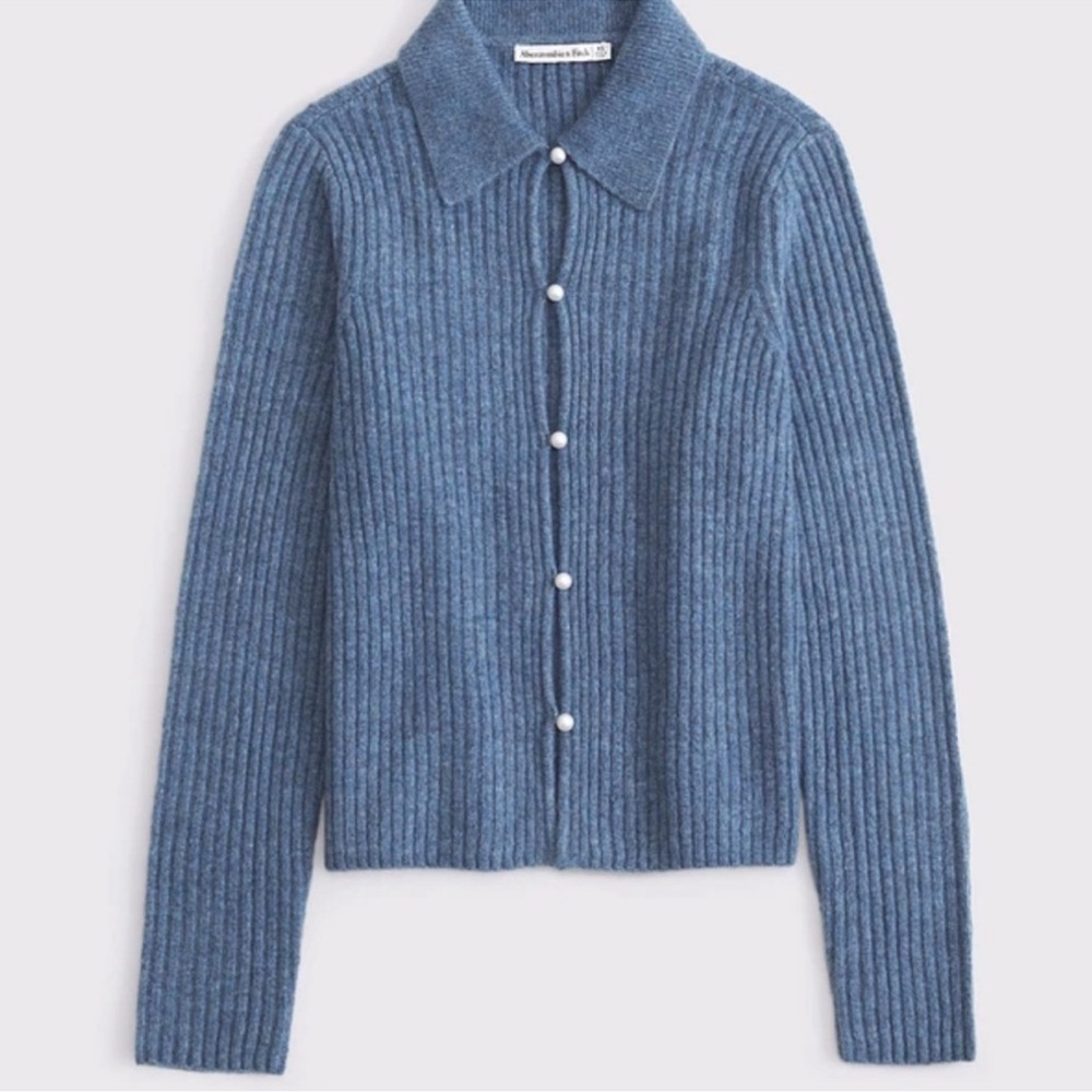 Abercrombie Heather Blue Women's Sweater